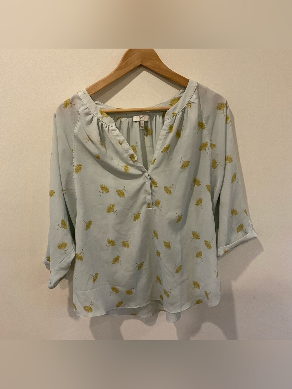Joie flowy blouse floral pattern